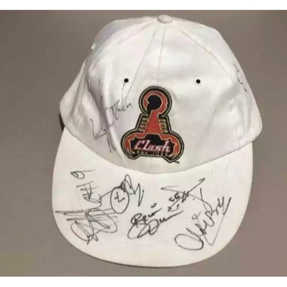 Vintage MLS  1996-1999 era San Jose Clash Autographed Souvenir Cap